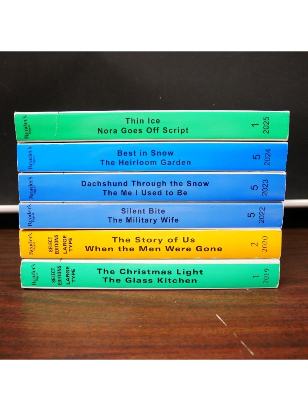 Readers Digest Select Editions Large Print Fiction Favorites 6 Books 2019-2025